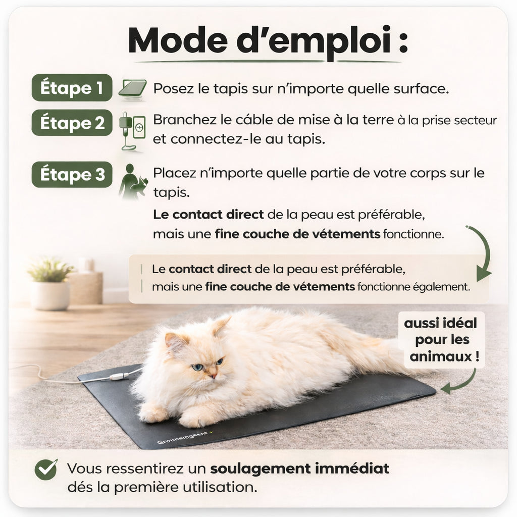 SleepVarna™ Tapis mise à la terre